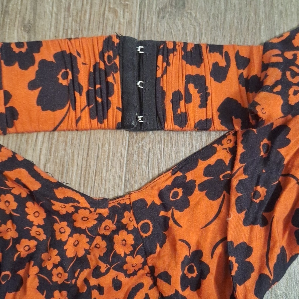 Free People Vallis Printed Romper Size M - Picture 6 of 9